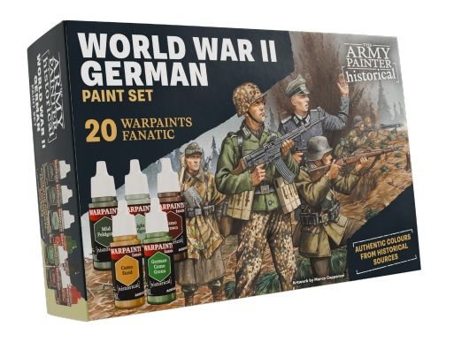TAPWP8083 The Army Painter Warpaints Fanatic: Historical - WWII German Paint Set main product photo