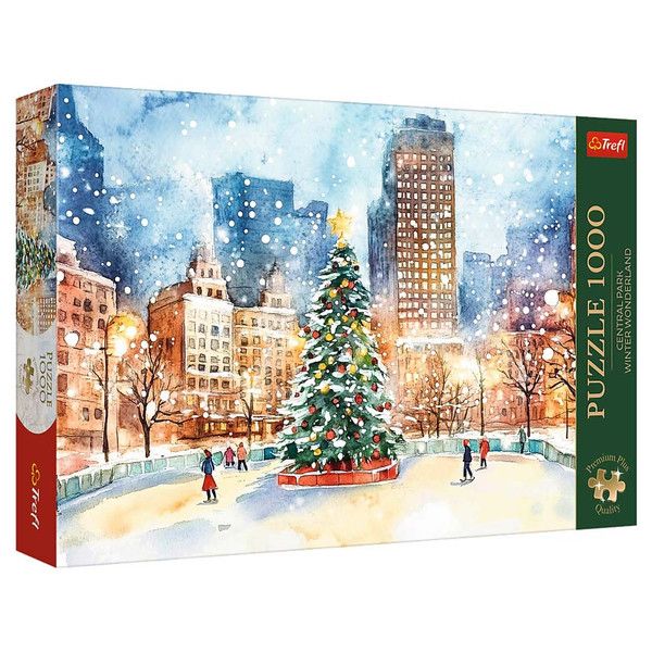 TRE99277 Trefl USA Puzzle: Central Park Winter Wonderland 1000 Piece (Premium Plus) main product photo