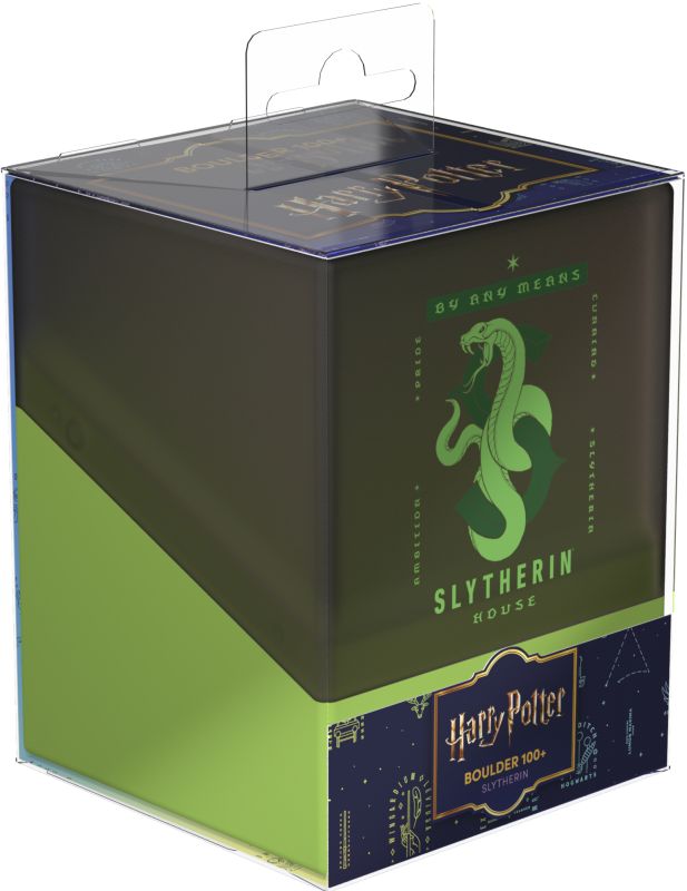 UGD011617 Ultimate Guard Deck Case Boulder 100+ Harry Potter 4 Houses Slytherin main product photo