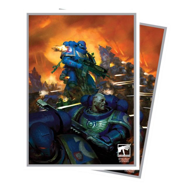 ULP16439 Ultra Pro Deck Protector: Apex: Warhammer 40,000: Space Marines (105) main product photo