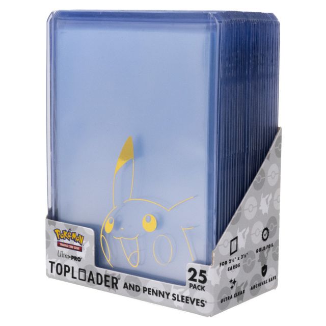 ULP16663 Ultra Pro Toploader: 3x4 Pikachu and Penny Sleeves Combo (25) main product photo