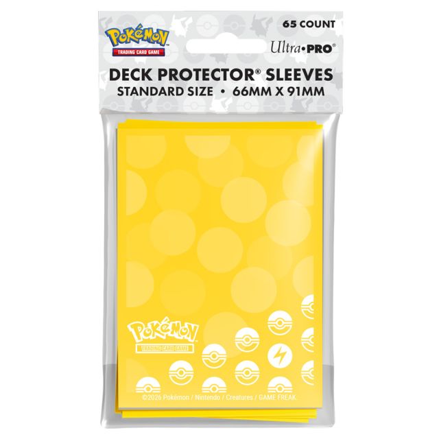 ULP16745 Ultra Pro Deck Protector: Pokemon: Lightning Type Energy (65) main product photo