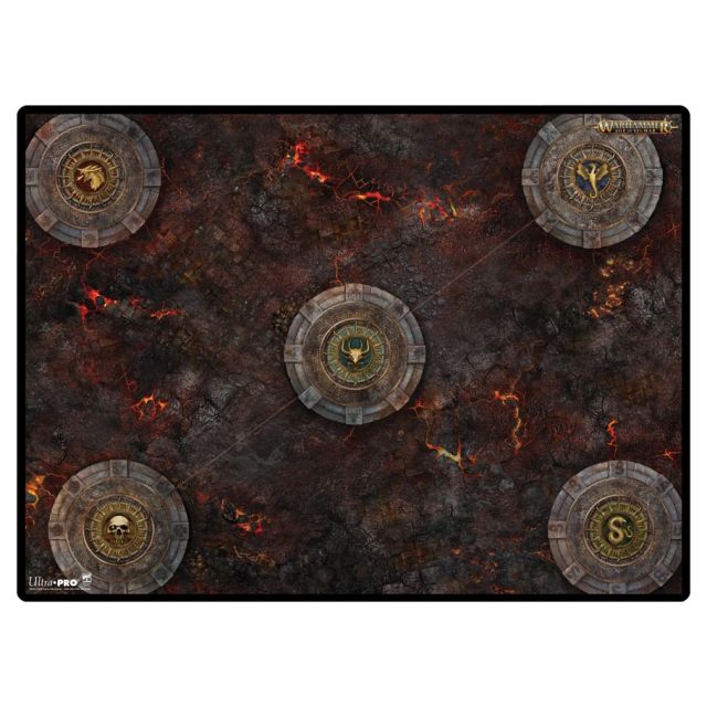 ULP16983 Ultra Pro Battle Mat: Warhammer Age of Sigmar: Spearhead: Fire & Jade A main product photo