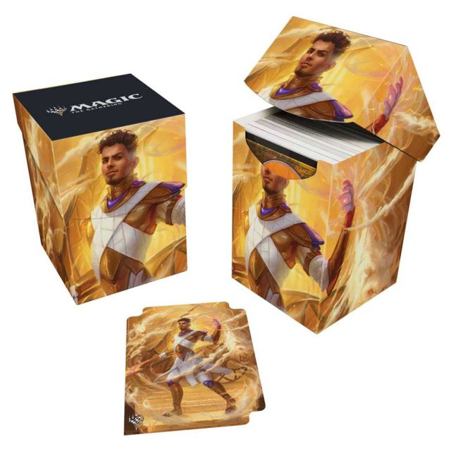 ULP38671 Ultra Pro Deck Box: 100+: Magic the Gathering: Aetherdrift: Basri, Tomorrow's Champion main product photo