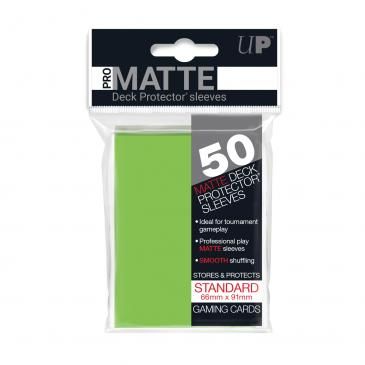 ULP84190 Ultra Pro 50ct Pro-Matte Lime Green Standard Deck Protectors main product photo