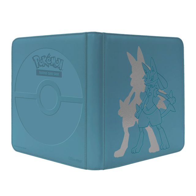 UPI16412 Ultra Pro Pokemon Trading Card Game: Elite Series - Lucario 12-Pocket Zippered PRO Binder main product photo