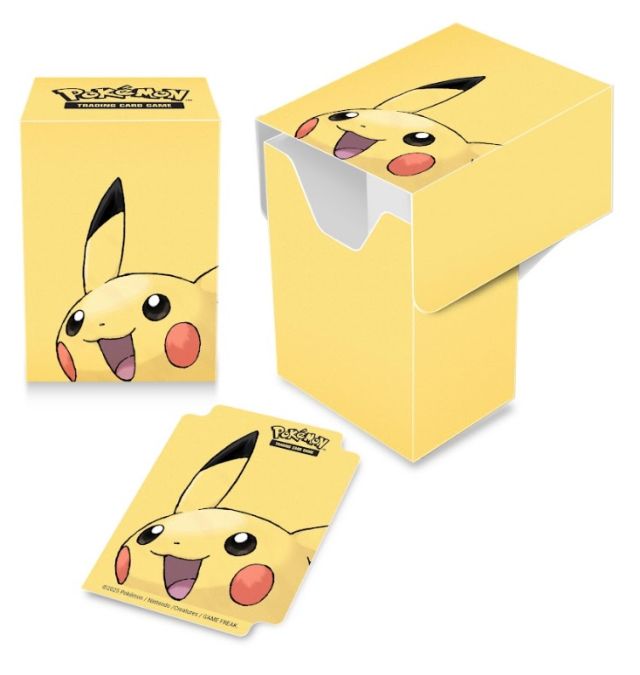 UP16540 Ultra Pro Pokemon Trading Card Game: Pikachu Full View Deck Box main product photo