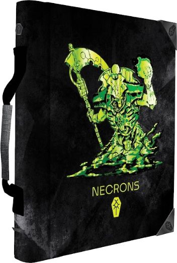 UPI16563 Ultra Pro Warhammer 40K: Necron Codex Aligned Codex Book Folio - Debossed & Printed main product photo