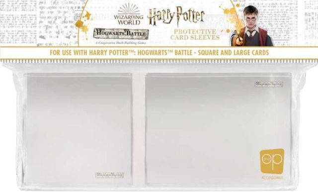 USOSL010430 The Op Games Deck Protector: Harry Potter Hogwarts Battle: Square & Large Card (135) main product photo