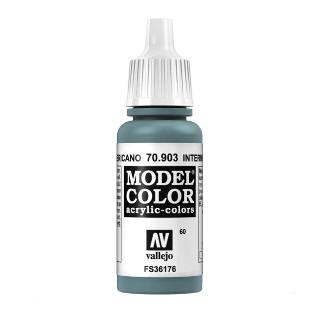 Vallejo 71299 - Farba akrylowa Model Air - Intermediate Blue FS35164-ANA608 / 17ml