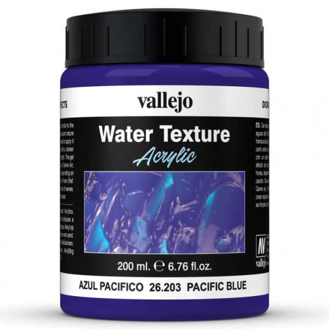 VJP26203 Acrylicos Vallejo Diorama Effects: Water: Pacific Blue (200 ml.) main product photo