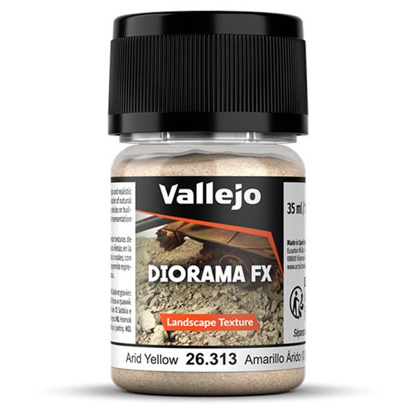 VJP26313 Vallejo Diorama FX: Landscape: Arid Yellow 0.1-0.6 mm (35ml) main product photo