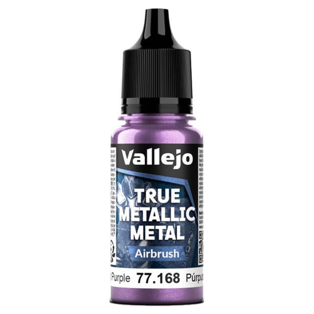 VJP77168 Vallejo True Metallic Metal: Airbrush: Amethyst Purple (18ml) main product photo