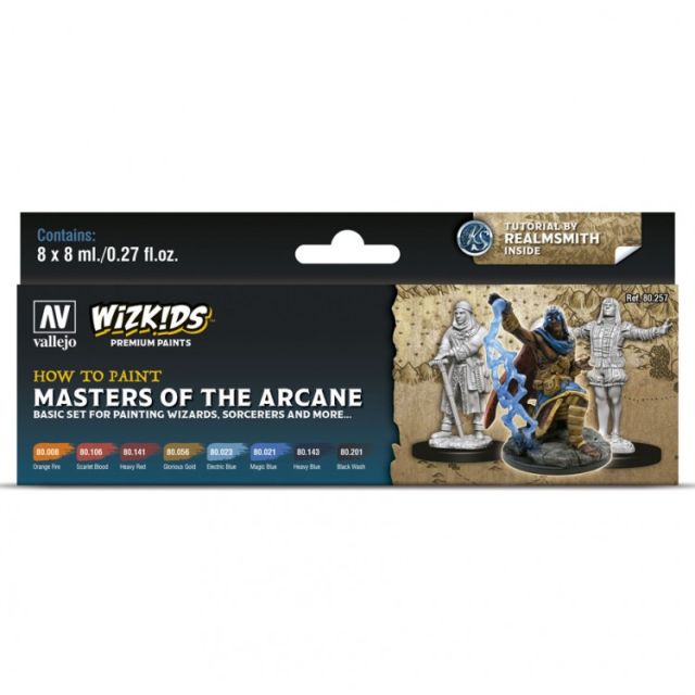 VJP80257 Acrylicos Vallejo WizKids Premium: Masters of the Arcane main product photo