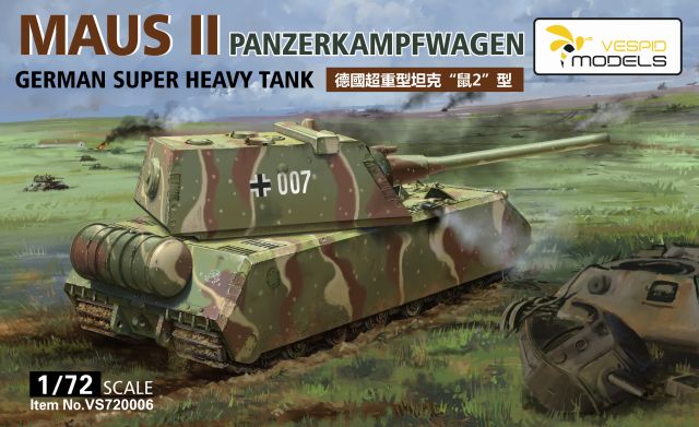 VSPID-VS720006 Vespid Models 1/72 PanzerkampfwagenMaus II German Super Heavy Tank main product photo