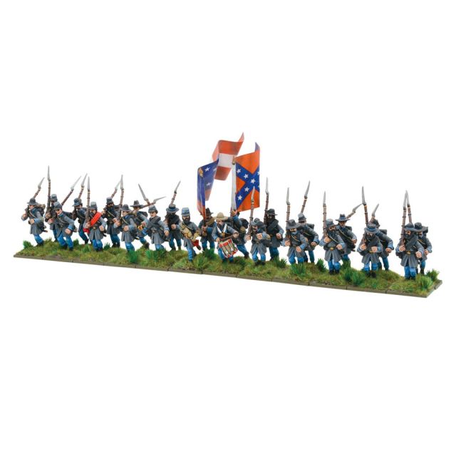 WLG302414005 Warlord Games Black Powder: American Civil War: Infantry Regiment (Advancing) main product photo