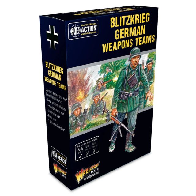 WLG402212015 Warlord Games Bolt Action: Blitzkrieg German Weapons Teams main product photo