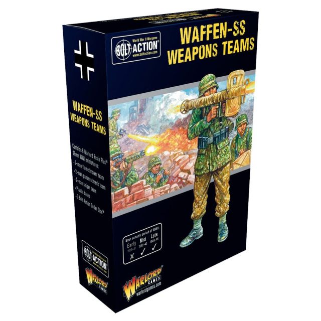 Warlord Games Bolt Action – Gruppo Di Supporto Waffen-SS, Miniature In Metallo 28 Mm (1:56) - 3