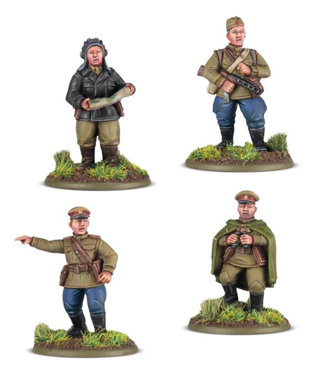 WLG403214002 Warlord Games Bolt Action: Soviet Army Platoon Commanders main product photo
