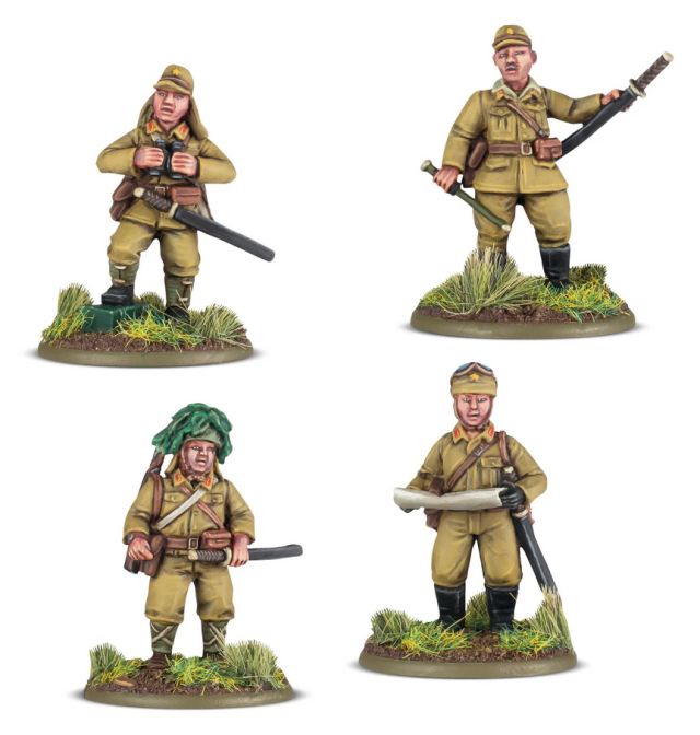 WLG403216001 Warlord Games Bolt Action: Imperial Japanese Army Platoon Commanders main product photo