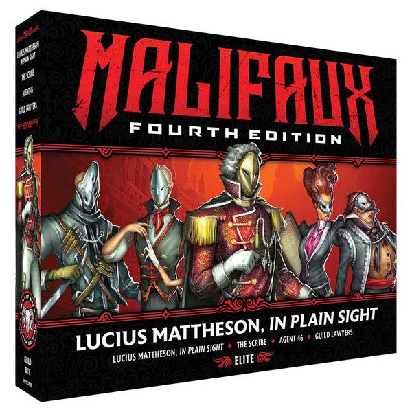 WYR24101 Wyrd Miniatures Malifaux 4th Edition: Lucius Mattheson, In Plain Sight main product photo