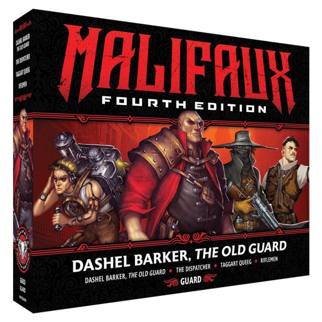WYR24109 Wyrd Miniatures Malifaux 4th Edition: Dashel Barker, The Old Guard main product photo
