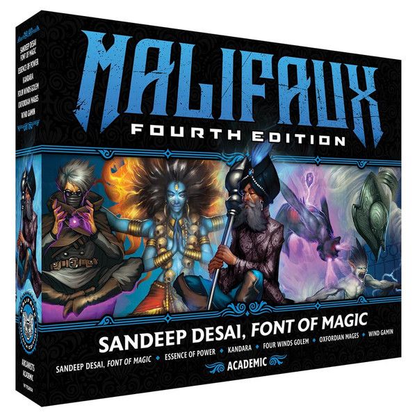 WYR24304 Wyrd Miniatures Malifaux 4th Edition: Sandeep Desai, Font of Magic main product photo