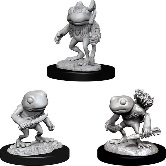 WZK73845 Wizkids/NECA Dungeons & Dragons: Nolzur's Marvelous Minis: Grung W10 (Unpainted) main product photo