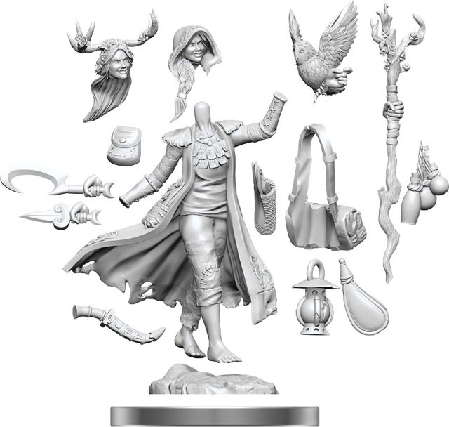 WZK75012 Wizkids Dungeons & Dragons Frameworks: W01 Human Druid Female main product photo