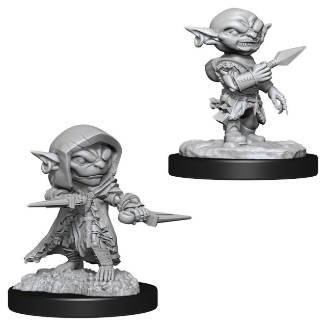 WZK90170 Wizkids/NECA Pathfinder: Deep Cuts Minis: Goblin Rogue Male W13 (Unpainted) main product photo