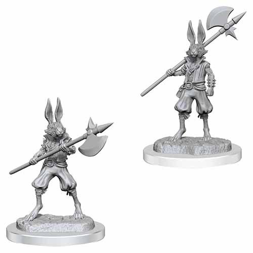 WZK90440 Wizkids Dungeons & Dragons Nolzur`s Marvelous Unpainted Miniatures: Harengon Brigands main product photo