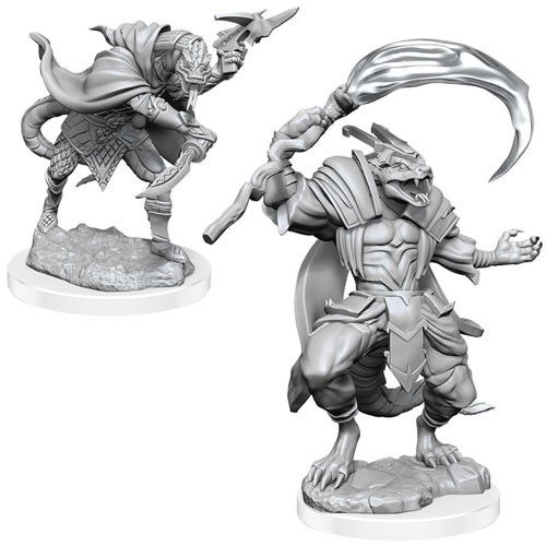 WZK90500 Wizkids Pathfinder Deep Cuts Unpainted Miniatures: W17 Serpentfolk main product photo