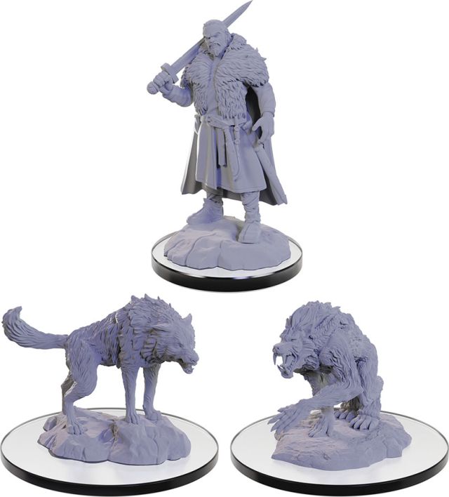 WZK90674 Wizkids Dungeons & Dragons: Nolzur`s Marvelous Miniatures - Loup Garou main product photo