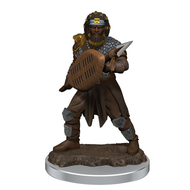 93059 Wizkids/NECA Dungeons & Dragons Fantasy Miniatures: Icons of the Realms Premium Figures W7 Male Human Fighter main product photo