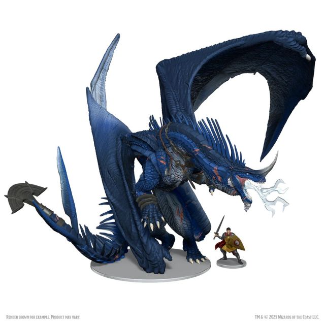 WZK96382 Wizkids/NECA Dungeons & Dragons: Icons of the Realms - Anthradusk, Ancient Blue Dragon main product photo