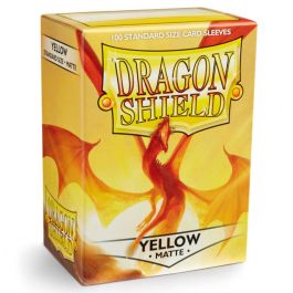 ATM11014 Dragon Shields: (100) Matte Yellow