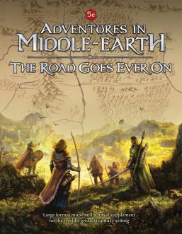 CB72305 Cubicle 7 Dungeons and Dragons RPG: Adventures in Middle-Earth - The Road Goes Ever On