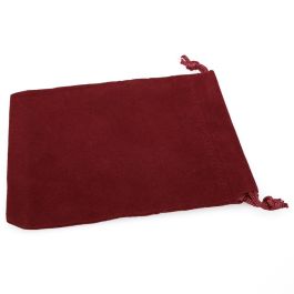 CHX02373 Chessex Manufacturing Burgundy Velour Dice Pouch (small)