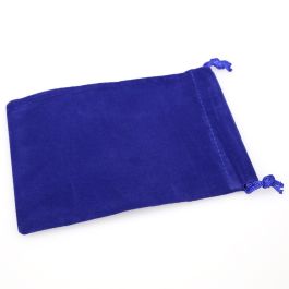 CHX02376 Chessex Manufacturing Blue Velour Dice Pouch (small)
