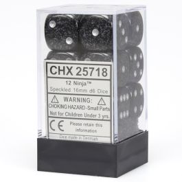 CHX25718 Chessex Manufacturing Speckled: 16mm D6 Ninja (12)