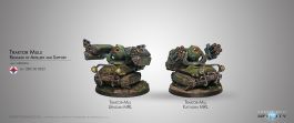 CVB280150-0323 Corvus Belli Infinity: Ariadna Traktor Muls. Regiment of Artillery and Support