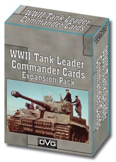 Tiger Leader and Sherman Leader Enemy Commander Cards