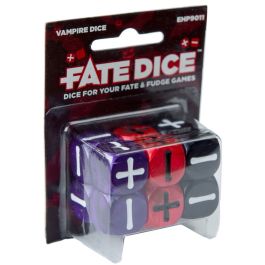 EHP9011 Evil Hat Productions Fate Core RPG: Fate Dice - Vampire (12)