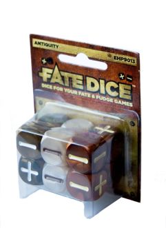 EHP9013 Evil Hat Productions Fate Core RPG: Fate Dice - Antiquity (12)
