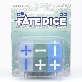 EHP9016 Evil Hat Productions Fate Core RPG: Fate Dice - Frost (12)
