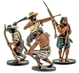 FGD0035 Firelock Games Blood & Plunder: Spanish Milicianos Indios Unit