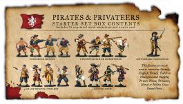 FGD0052 Firelock Games Blood & Plunder: European Pirates aned Privateers Nationality Set