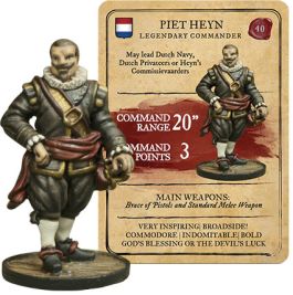 FGD0059 Firelock Games Blood & Plunder: Dutch Piet Heyn Legendary Commander