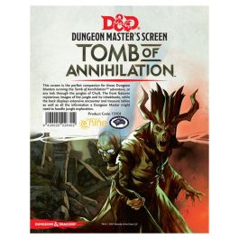 GF973708 Gale Force Nine Dungeons and Dragons RPG: Tomb of Annihilation DM Screen