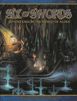 GRR6503 Green Ronin Publishing Blue Rose RPG: Six of Swords - Adventures in the World of Aldea
